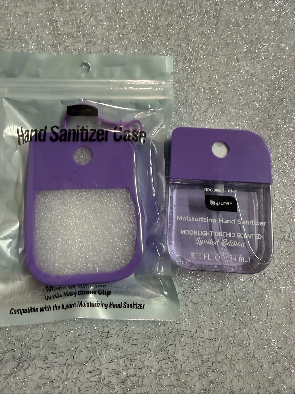 Moonlight Orchid Moisturizing Hand Sanitizer with Silicone Case